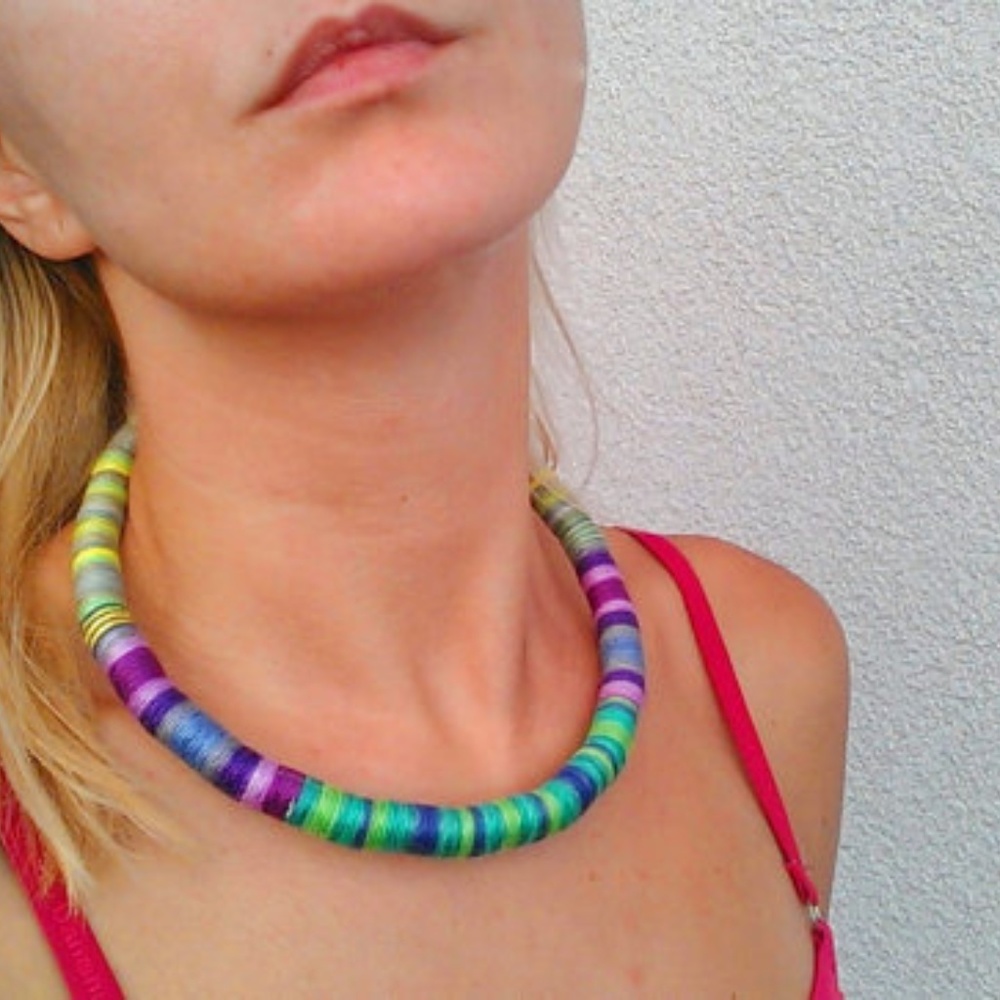 Rare Masaai African Wakandan handmade necklace